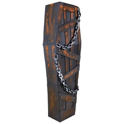  Northlight Animated Shaking Chained Coffin Halloween Decoration With Sound - 63"