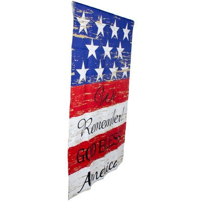  Northlight We Remember! Patriotic American Outdoor House Flag 40" X 28"