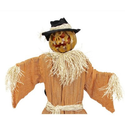  Northlight Lighted And Animated Jack-O'-Lantern Scarecrow Halloween Decoration - 6'