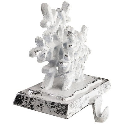  Northlight Double Snowflake Christmas Stocking Holders - 4.75" - Silver - Set Of 2