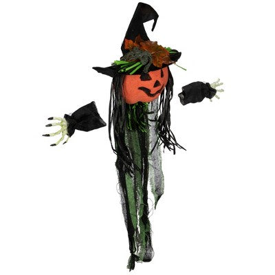  Northlight Creepy Jack-O-Lantern 3-D Halloween Window Decoration