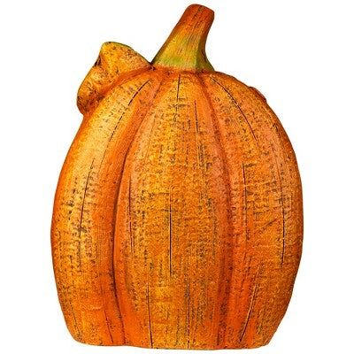 Northlight Witch Stirring Flickering Cauldron Scene Inside Pumpkin Halloween Decoration - 13" - LED Orange Light