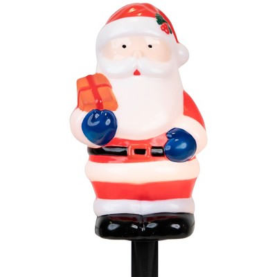  Northlight Lighted Santa Claus Christmas Pathway Markers - 16" - Set Of 4