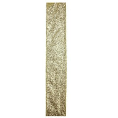  Northlight Shimmering Gold Metallic Ribbed Wired Craft Ribbon 2.5" X 10 Yards