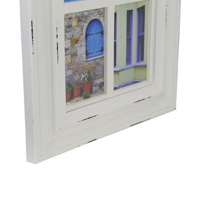  Northlight 35" Distressed Mullions Window Photo Collage Wall Frame For 4" X 6" Pictures