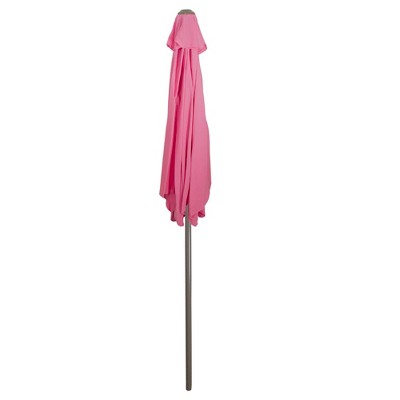  Northlight 7.5' Outdoor Patio Market Umbrella With Hand Crank - Pink