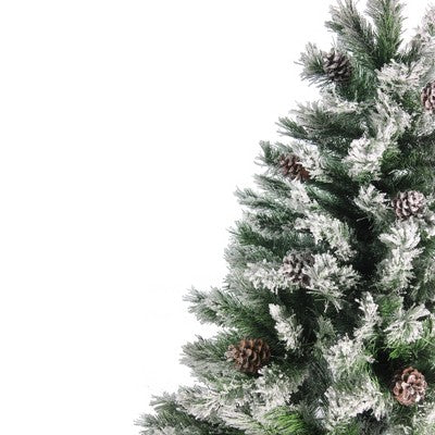  Northlight Medium Flocked Angel Pine Artificial Christmas Tree - 6' - Unlit