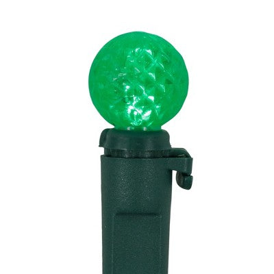  Northlight LED G12 Berry Christmas Lights - Multicolor - 16' Green Wire - 50 Ct