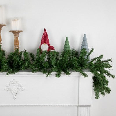  Northlight 9' X 12" Unlit Canadian Pine 2-Tone Artificial Christmas Garland