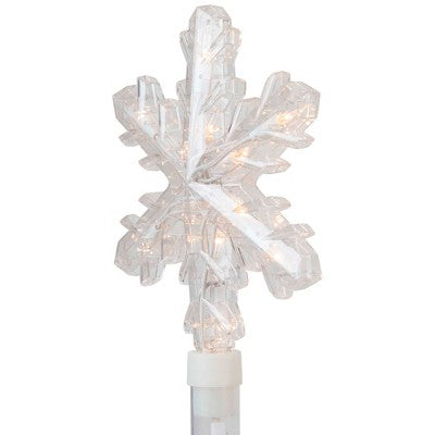  Northlight Lighted Snowflakes Christmas Outdoor Pathway Markers - 27" - Set Of 4