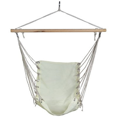  Northlight Hammock Chair With Wooden Bar - 37.25" X 33" - Cream