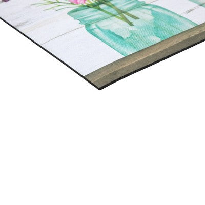  Northlight Welcome Friends Spring Bouquet Doormat 18" X 30"