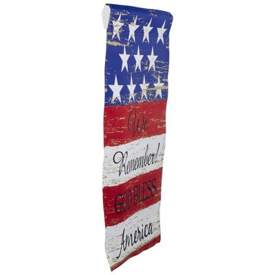  Northlight We Remember! Patriotic Americana Outdoor Garden Flag 12.5" X 18"
