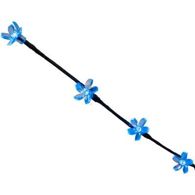  Northlight Set Of 3 Pre-Lit Cherry Blossom Artificial Tree Branches 2.5' - Blue LED Lights