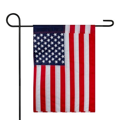  Northlight Patriotic Americana Embroidered Outdoor Garden Flag 18" X 12.5"
