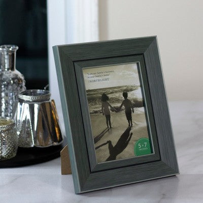  Northlight Classic Rectangular Picture Frame For A 5" X 7" Photo - 10" - Gray And Black