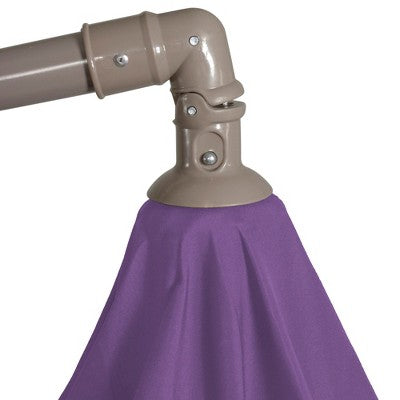  Northlight 10ft Offset Outdoor Patio Umbrella With Hand Crank, Purple