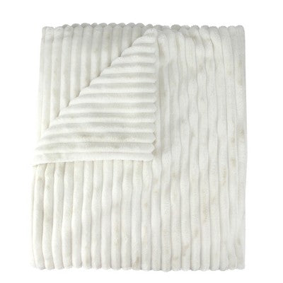  Northlight 50" X 60" Ultra Plush Micro Fleece Throw Blanket - White