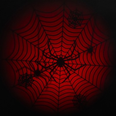  Northlight Spiderweb With Falling Spiders Halloween Outdoor Light Projector - 7"