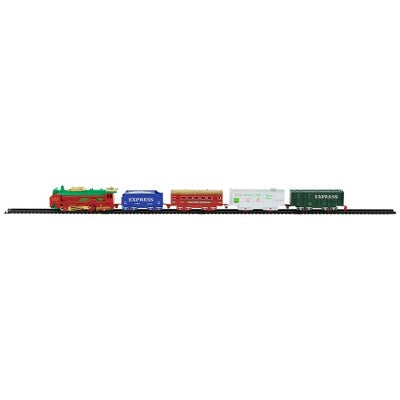  Northlight 21 Pc Green And Red Battery Operated Lighted And Animated Classic Train Set