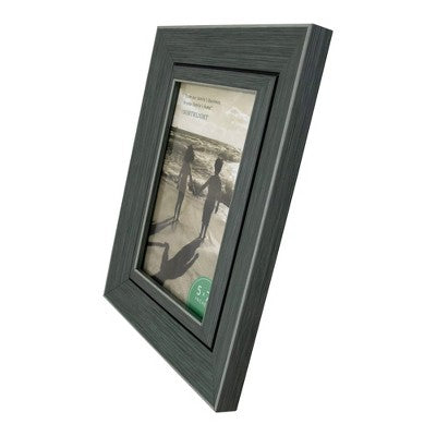  Northlight Classic Rectangular Picture Frame For A 5" X 7" Photo - 10" - Gray And Black