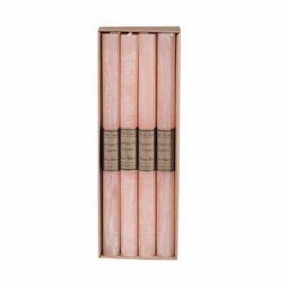  Northlight Set Of 12 Pink Traditional Paraffin Wax Taper Candles