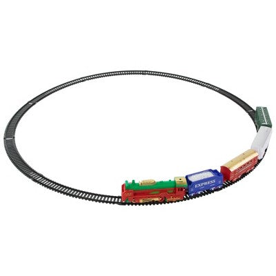  Northlight 21 Pc Green And Red Battery Operated Lighted And Animated Classic Train Set