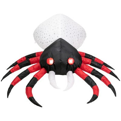 Northlight LED Lighted Inflatable Chill And Thrill Spider Outdoor Halloween Decoration - 4'