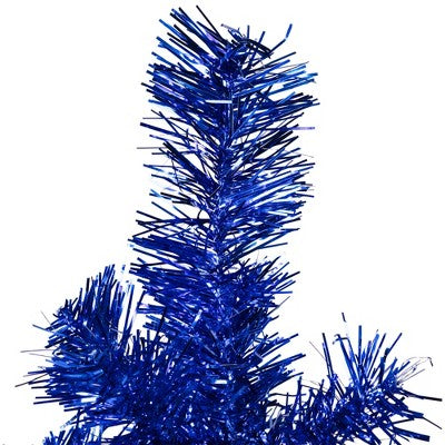  Northlight Artificial Tinsel Christmas Tree - 3' - Blue - Unlit