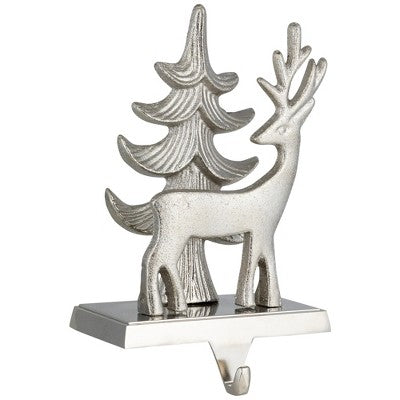  Northlight Reindeer And Pine Tree Christmas Stocking Holder - 7"