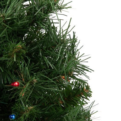  Northlight Pre-Lit Medium Royal Pine Artificial Christmas Tree - 2' - Multicolor Lights