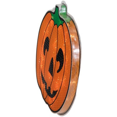  Northlight Lighted Jack O' Lantern Halloween Window Decoration - 13.5"
