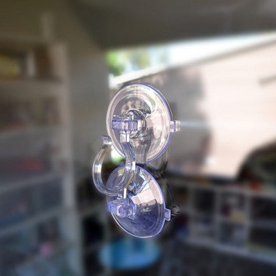  Northlight 7" Clear Jumbo Suction Cup Christmas Wreath Hook