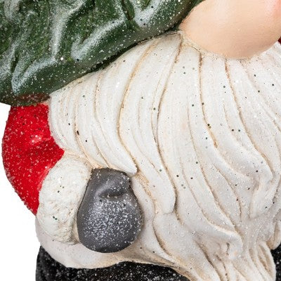  Northlight Lighted Gnome With Penguins Christmas Decoration -17" - Clear LED Lights