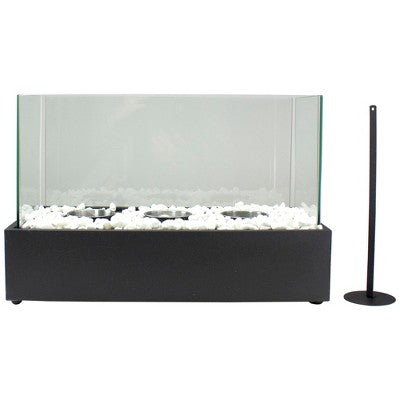  Northlight 17.75" Bio Ethanol Ventless Portable Tabletop Triple Fireplace With Flame Guard