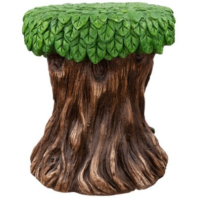  Northlight Fairy Tree Stump Outdoor Garden Plant Stand - 13.75"