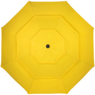  Northlight 9.75ft Outdoor Patio Market Umbrella With Hand Crank And Tilt, Yellow