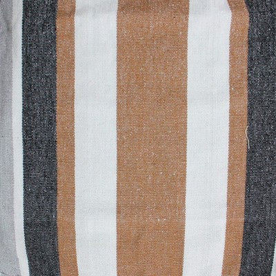  Northlight 73" X 58.5" Striped Double Brazilian Hammock - Brown/White