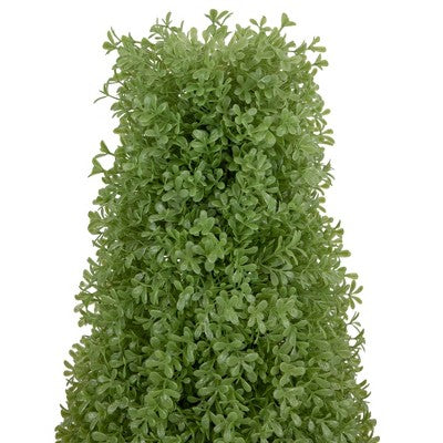  Northlight 3' Artificial Boxwood Cone Topiary Tree With Round Pot, Unlit