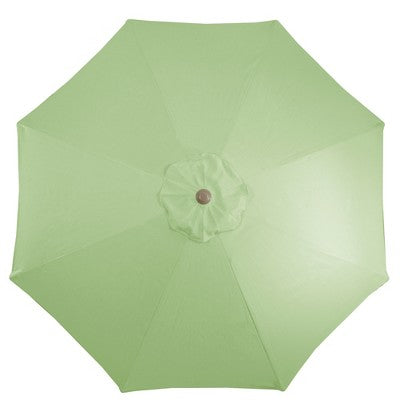  Northlight 9ft Outdoor Patio Market Umbrella With Hand Crank And Tilt, Sage Green