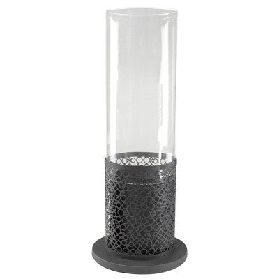  Northlight 19.75" Bio Ethanol Round Portable Tabletop Fireplace With Black Decorative Base