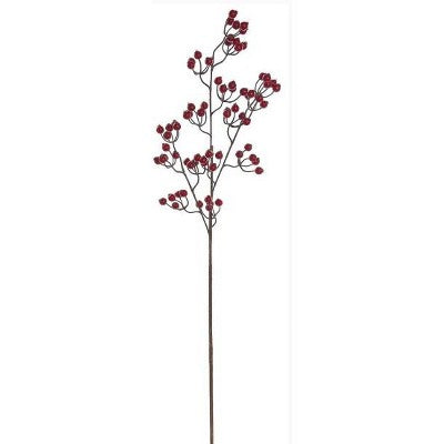  Northlight 39" Red Wild Currant Berry Artificial Christmas Spray