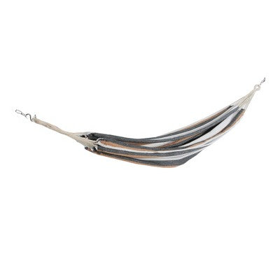  Northlight 73" X 58.5" Striped Double Brazilian Hammock - Brown/White