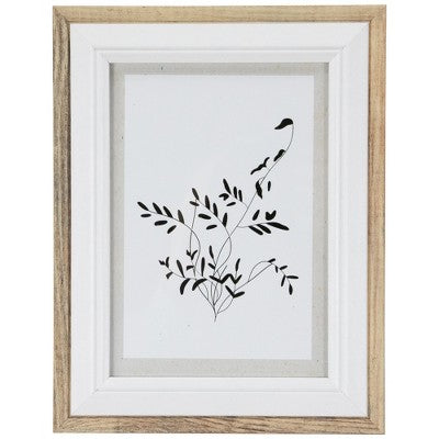  Northlight Wooden Picture Frames For 5" X 7" Photo - Natural And White - Set Of 4