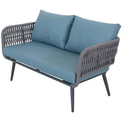  Northlight 4-Piece Caicos Outdoor Patio Conversation Set With Cushions