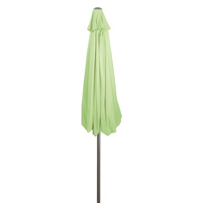  Northlight 9ft Outdoor Patio Market Umbrella With Hand Crank And Tilt, Sage Green