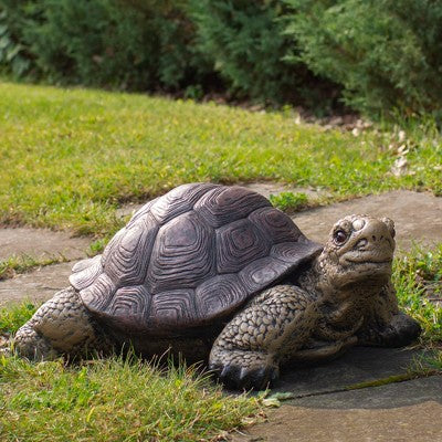  Northlight 22.75" Brown And Green Turtle Outdoor Garden Statue