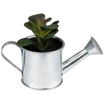  Northlight Atlantis Artificial Succulent Plant In Watering Can - 6"