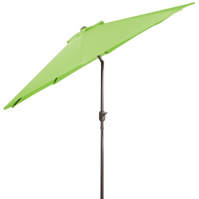  Northlight 9ft Outdoor Patio Market Umbrella With Hand Crank And Tilt, Lime Green