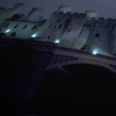  Northlight LED Lighted Conwy Castle In Wales Scene Canvas Wall Art 15.75" X 23.5"